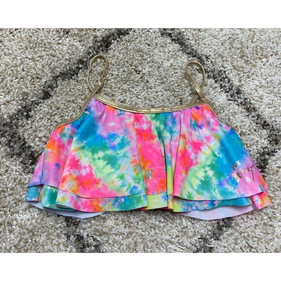 Betsey Johnson Tie Dye Bikini Swimsuit Top Size XL - Picture 2 of 7